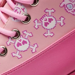 KOI footwear Pink Magic Yami Printed Trident Boots<Women'S Platform Boots