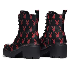 KOI footwear Playboy Reprise Red Switch Boots | Playboy X Koi Collection<Women'S Platform Boots
