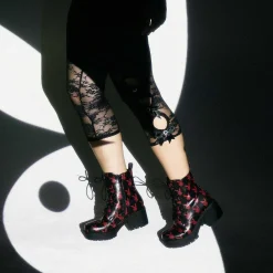 KOI footwear Playboy Reprise Red Switch Boots | Playboy X Koi Collection<Women'S Platform Boots