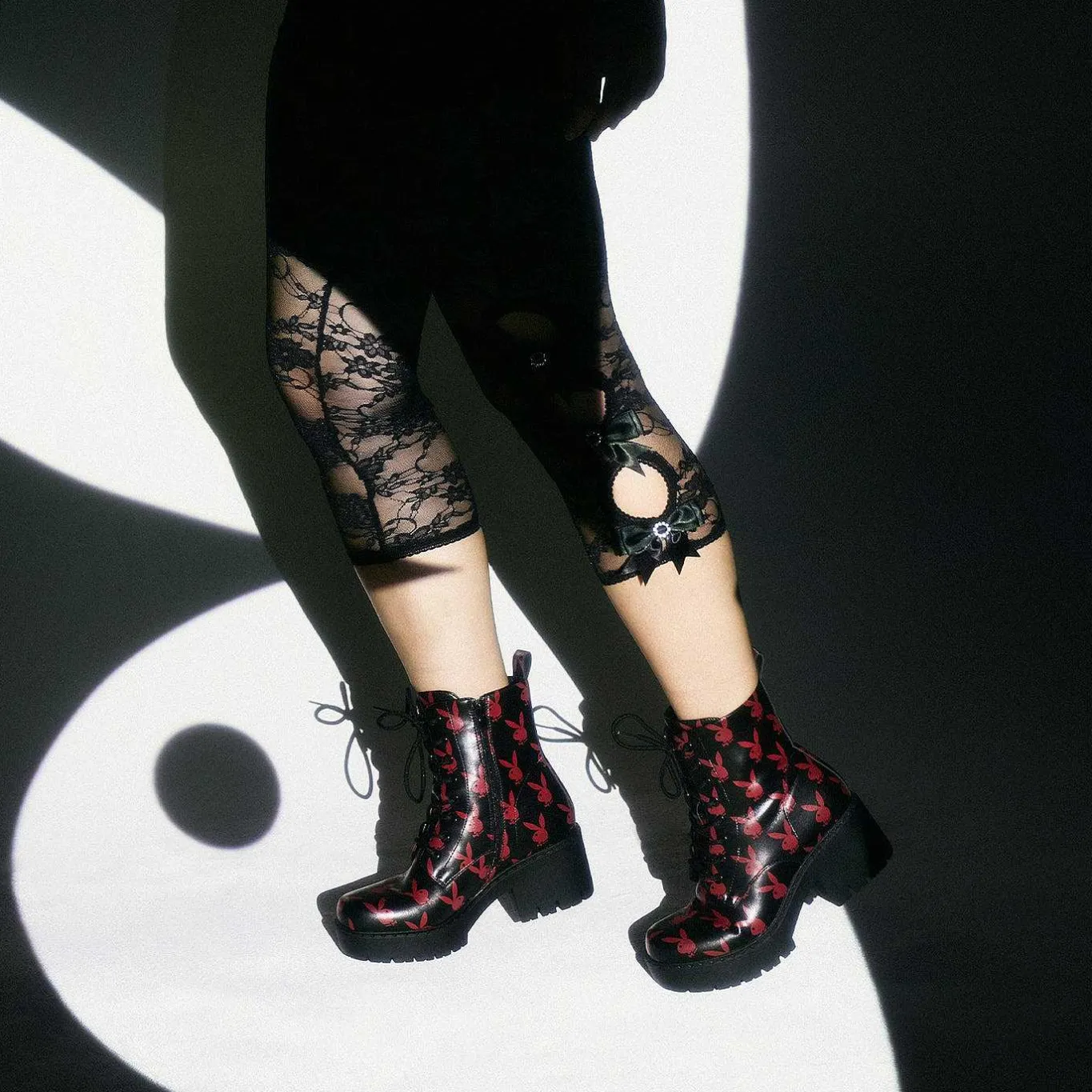 KOI footwear Playboy Reprise Red Switch Boots | Playboy X Koi Collection<Women'S Platform Boots