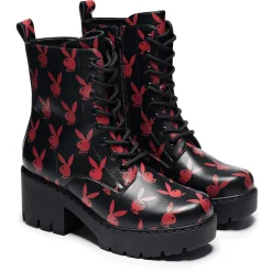 KOI footwear Playboy Reprise Red Switch Boots | Playboy X Koi Collection<Women'S Platform Boots