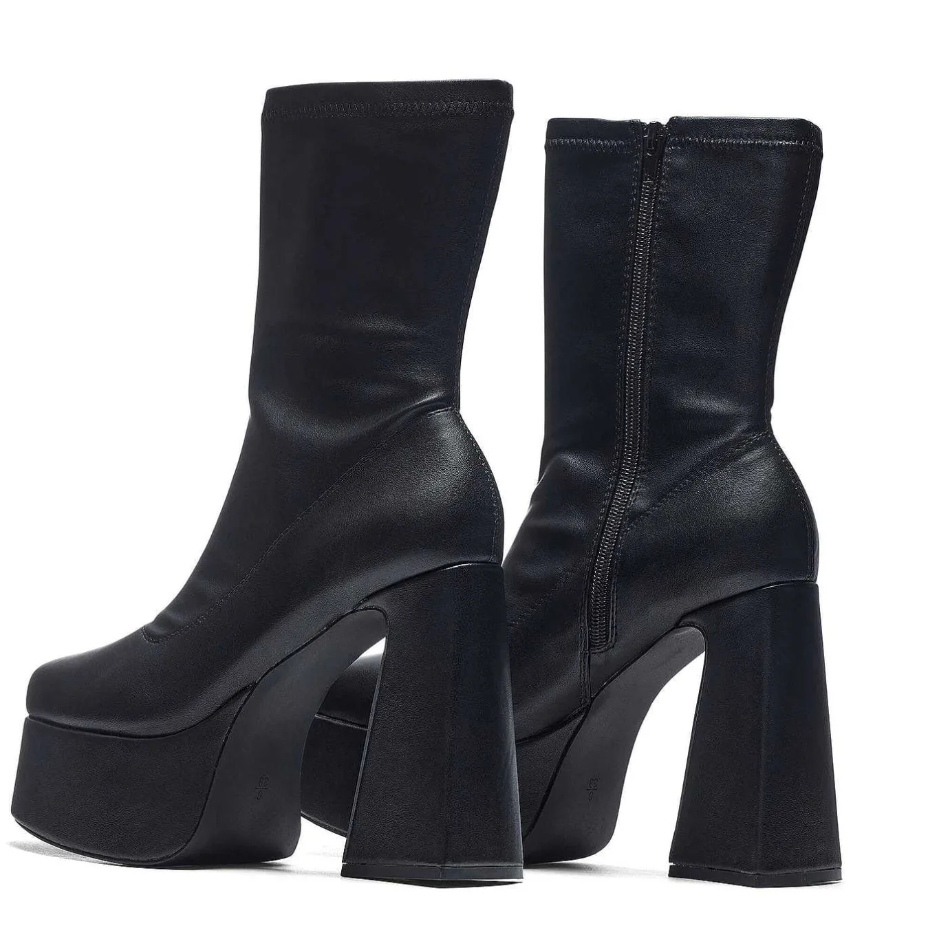 KOI footwear Rakot Heeled Black Ankle Boots<Women'S Heeled Boots