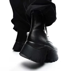 KOI footwear Rancor Vilun Black Lace Up Boots<Women'S The Platform Boot