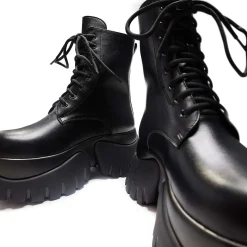 KOI footwear Rancor Vilun Black Lace Up Boots<Women'S The Platform Boot