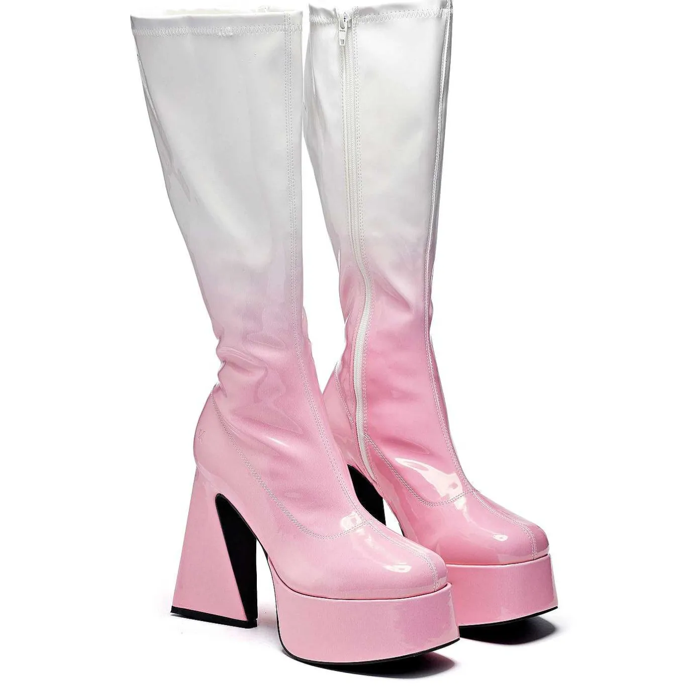 KOI footwear Raspberry Ripple Heeled Long Boots<Women'S Heeled Boots