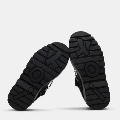 KOI footwear Retrograde Rebel Men'S Black Platform Shoes<Men'S Lace Up