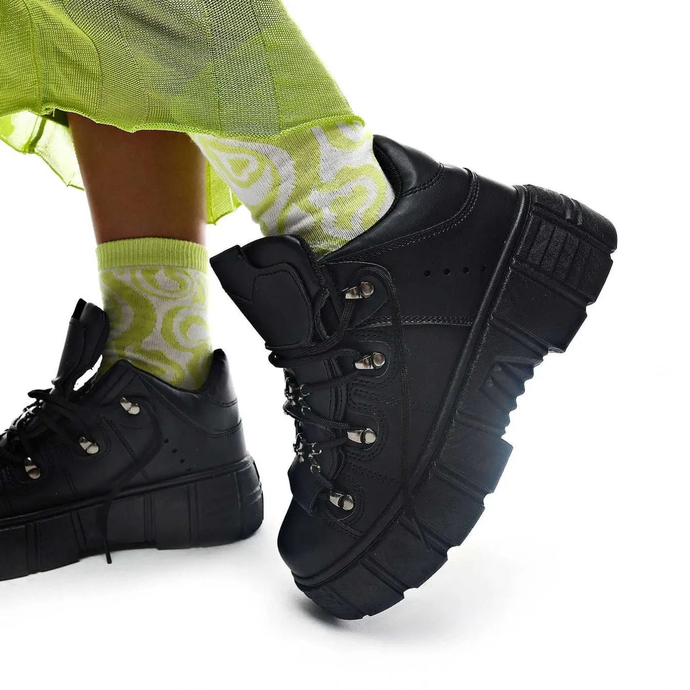 KOI footwear Rimo Core Chunky Black Trainers<Women'S The Chunky Trainer