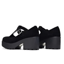 KOI footwear Sai Black Mary Jane Shoes 'Suede Edition'<Women'S Black Mary Janes