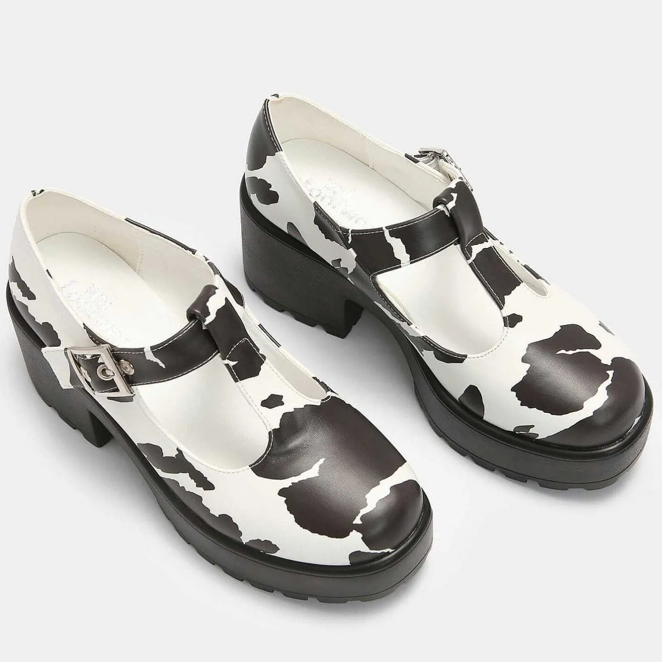 KOI footwear Sai Cow Print Mary Jane Shoes 'Nettie Edition'<Women'S Printed Mary Janes