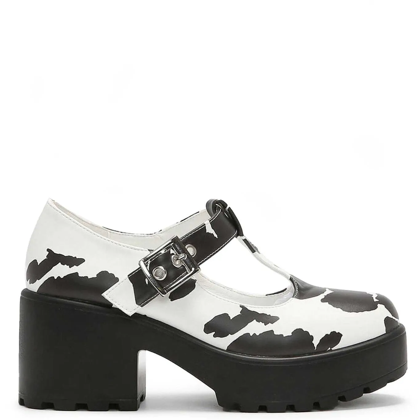 KOI footwear Sai Cow Print Mary Jane Shoes 'Nettie Edition'<Women'S Printed Mary Janes