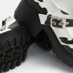 KOI footwear Sai Cow Print Mary Jane Shoes 'Nettie Edition'<Women'S Printed Mary Janes