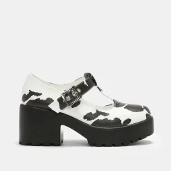 KOI footwear Sai Cow Print Mary Jane Shoes 'Nettie Edition'<Women'S Printed Mary Janes