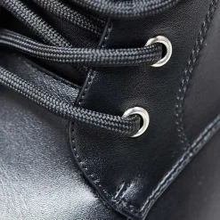 KOI footwear Siren Men'S Tall Lace Up Boots - Black<Women'S Calf Boots