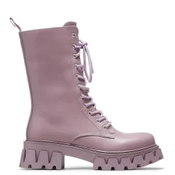KOI footwear Siren Men'S Tall Lace Up Boots - Berry<Men'S Ankle Boots