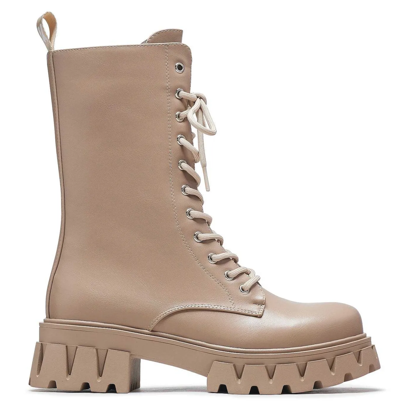 KOI footwear Siren Tall Lace Up Boots - Dust<Women'S Platform Boots