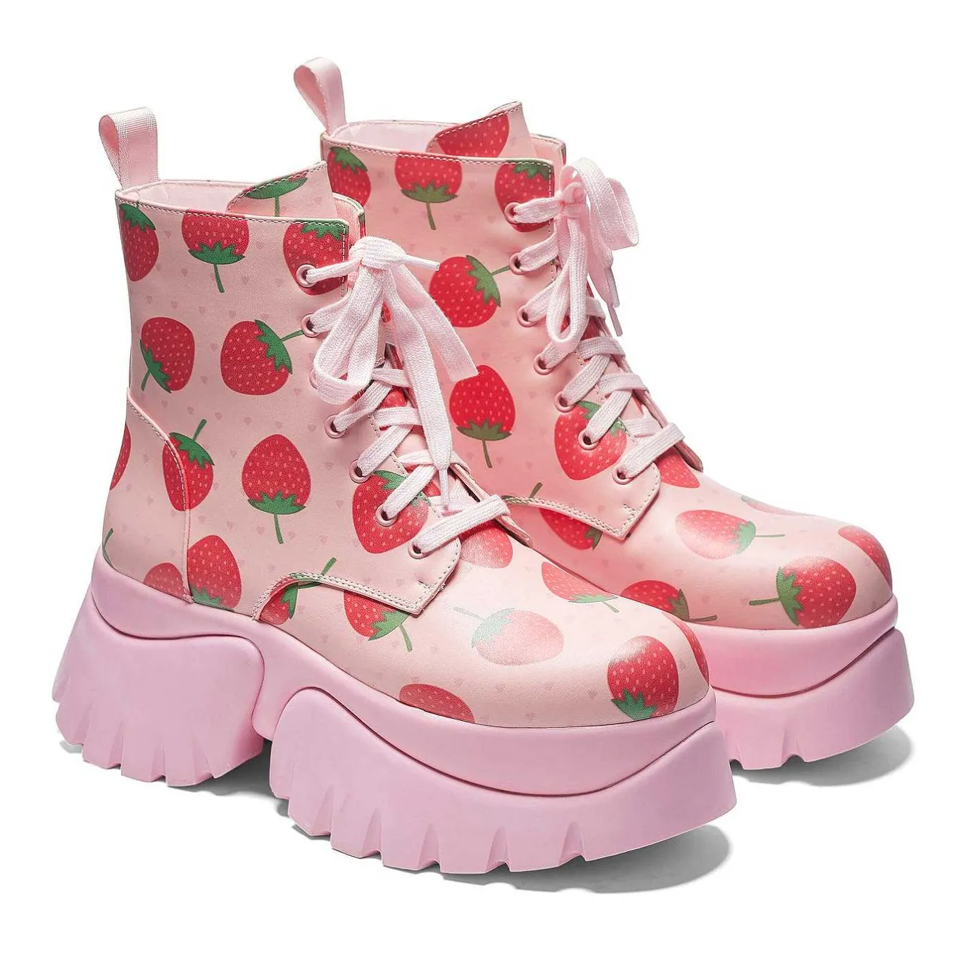 KOI footwear Strawberry Cake Pink Vilun Boots<Women'S Ankle Boots