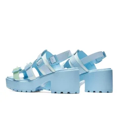 KOI footwear Sugar Season Chunky Buckle Sandals - Blue<Women'S Strappy Sandals