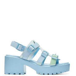 KOI footwear Sugar Season Chunky Buckle Sandals - Blue<Women'S Platform Sandals