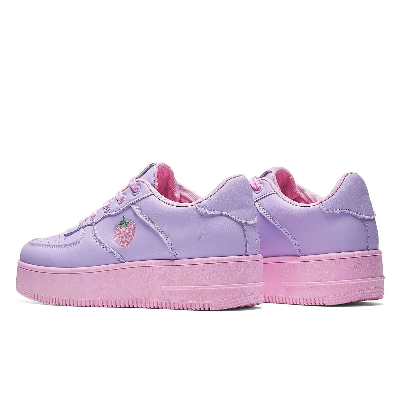 KOI footwear Sweet Strawberry Platform Trainers Purple<Women'S Chunky Trainers