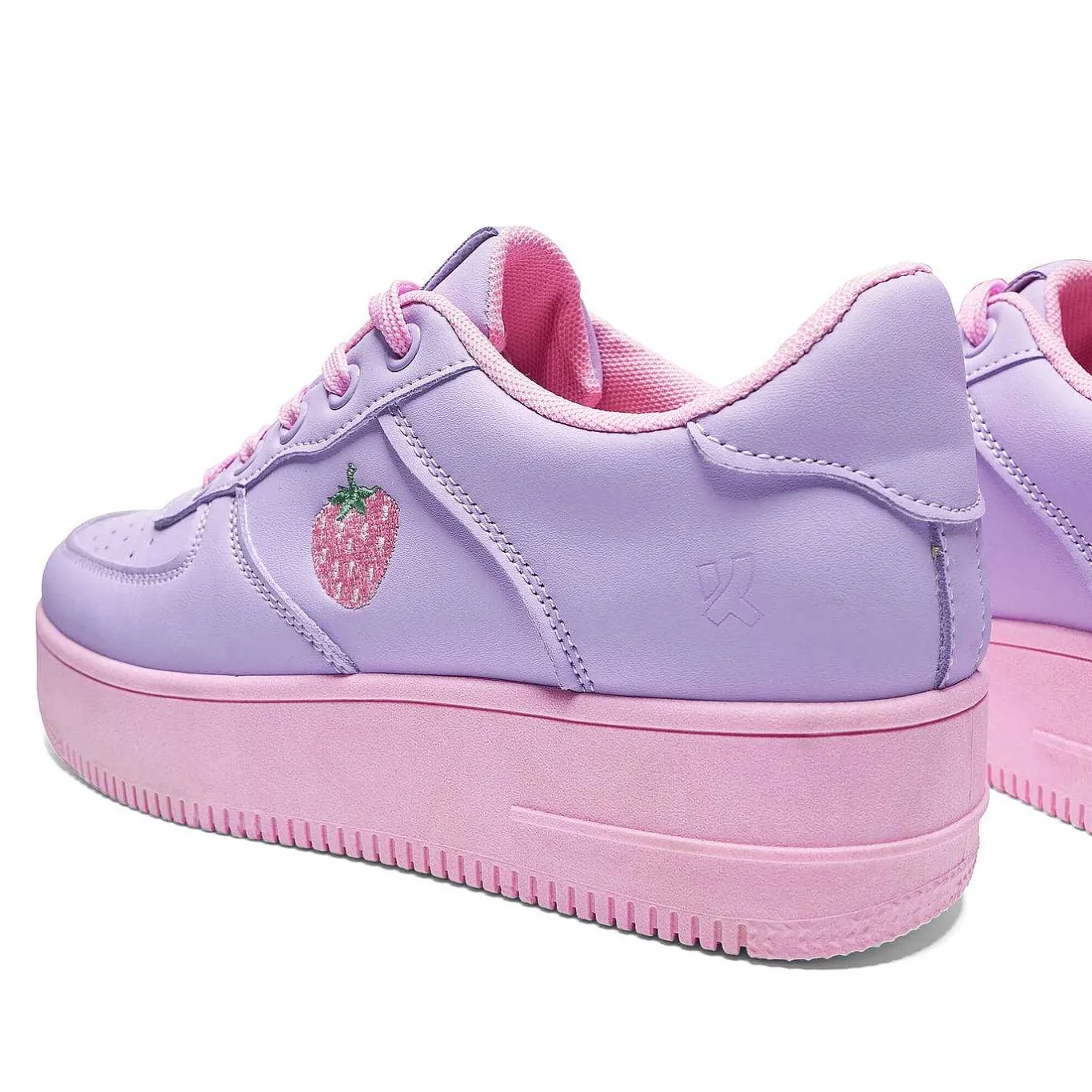 KOI footwear Sweet Strawberry Platform Trainers Purple<Women'S Chunky Trainers