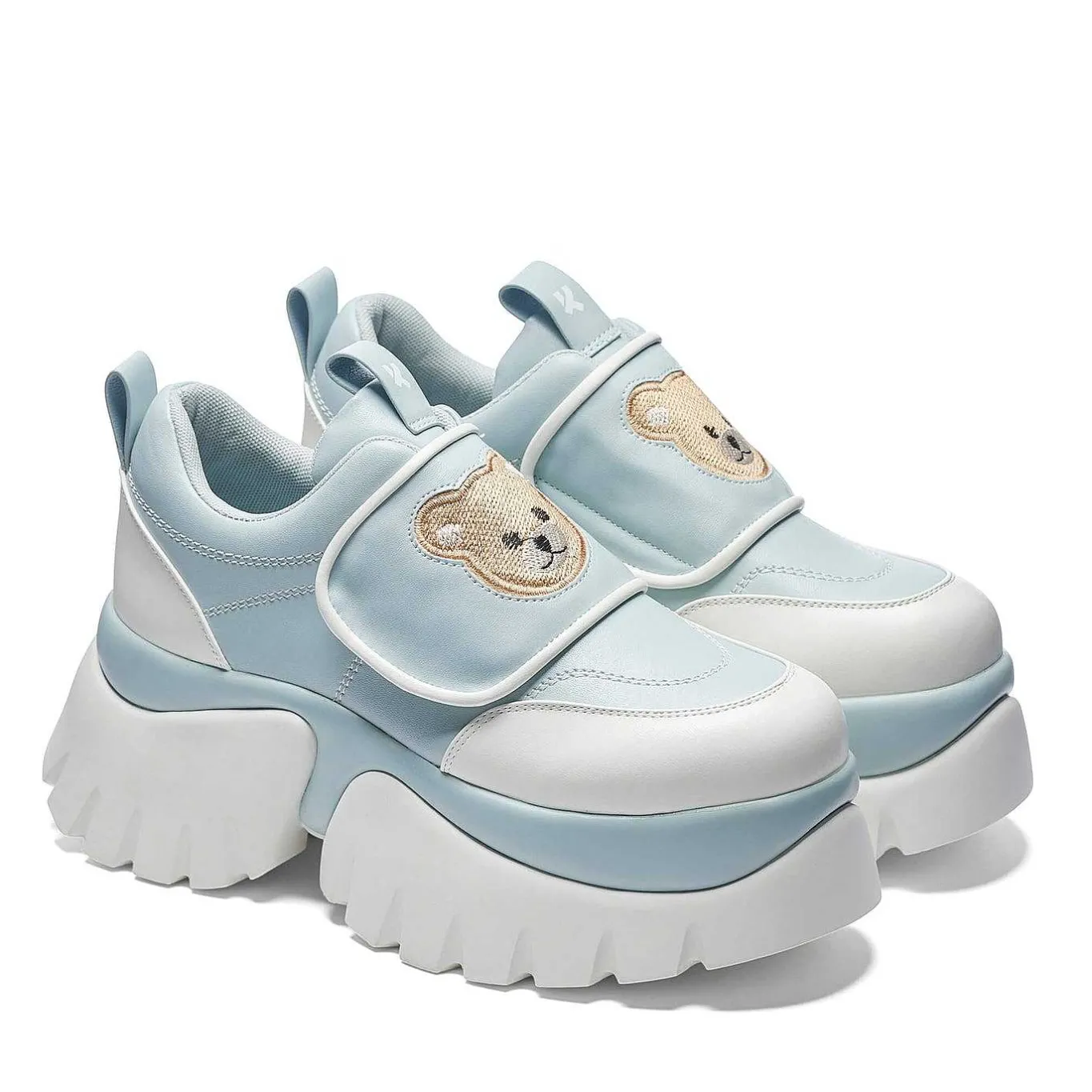 KOI footwear Teddy Sura Blue Vilun Platform Trainers<Women'S Chunky Trainers