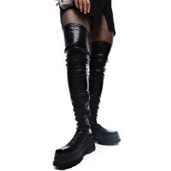 KOI footwear The Elevation Plus Size Thigh High Boots<Women'S Platform Boots