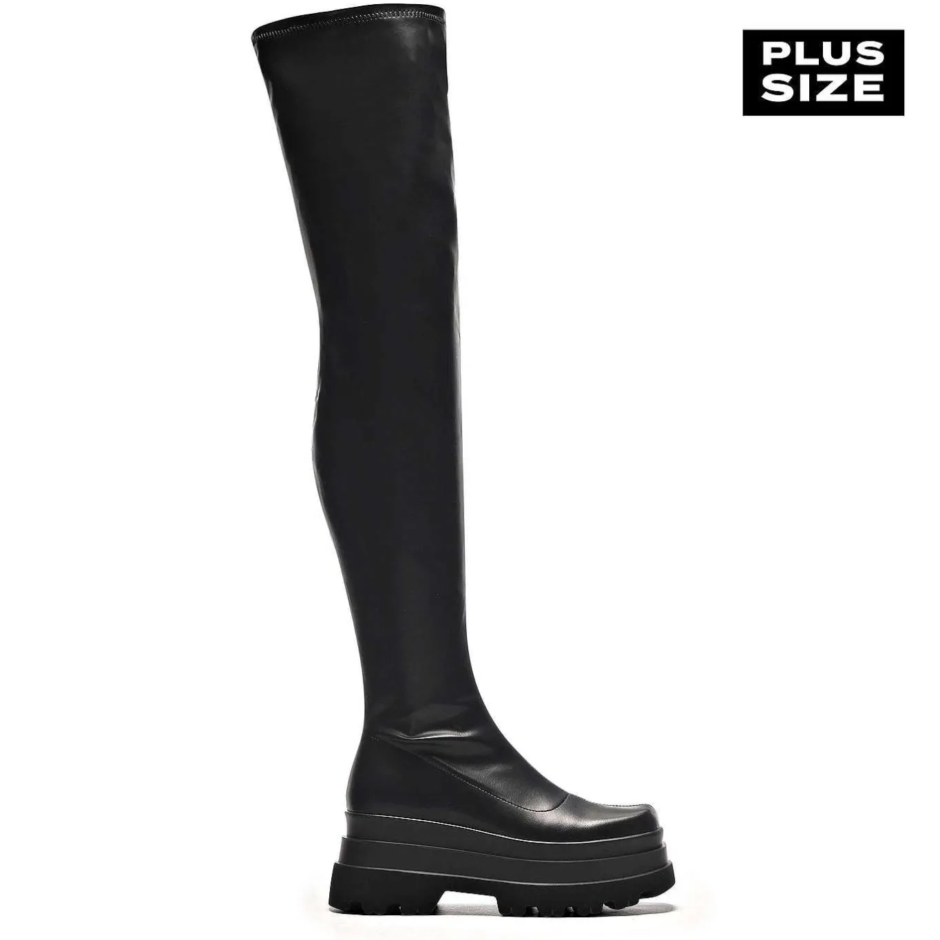 KOI footwear The Elevation Plus Size Thigh High Boots<Women'S Long Boots