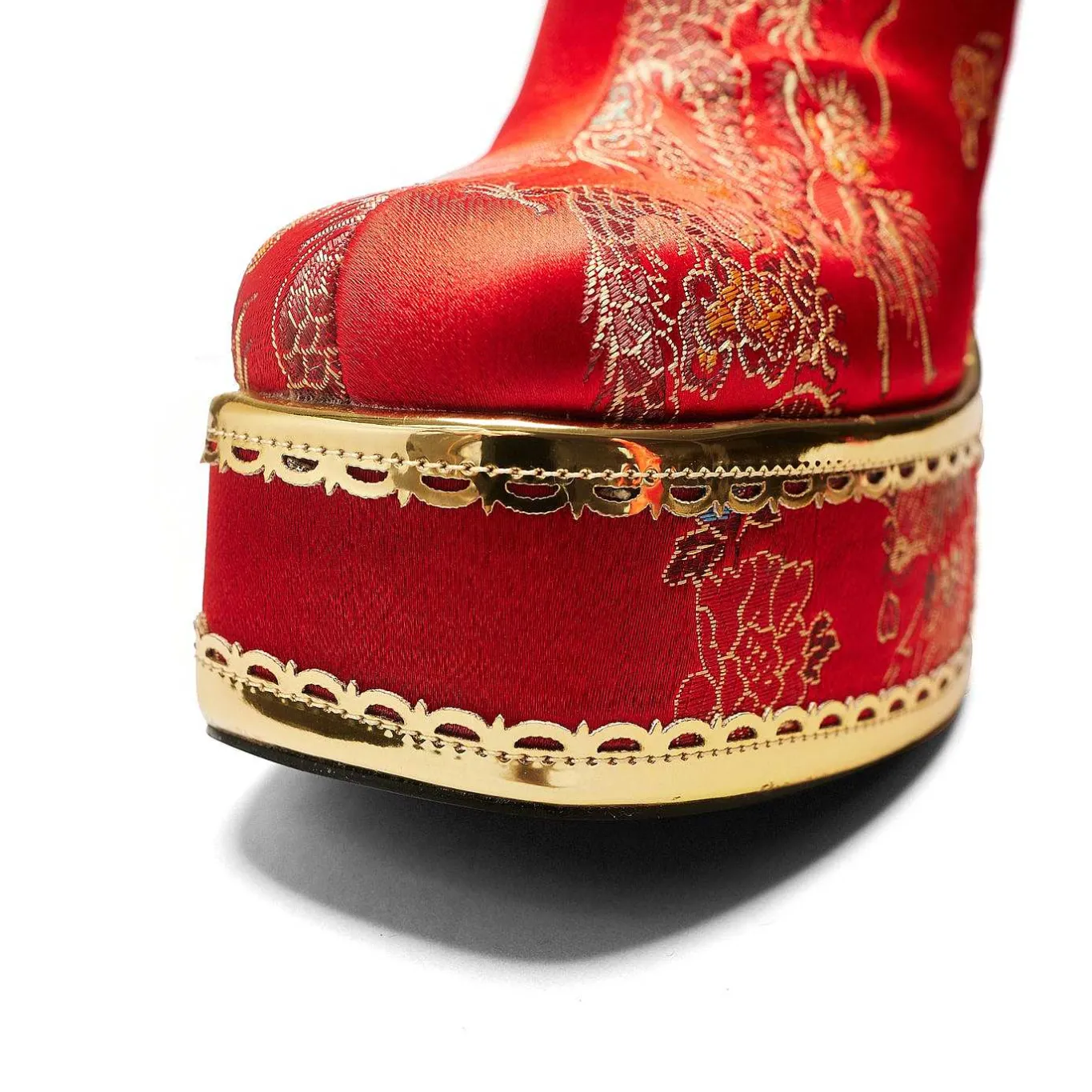 KOI footwear The Ornate Soul Playboy Red Heeled Boots | Playboy X Koi Collection<Women'S Platform Boots