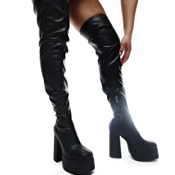 KOI footwear The Redemption Plus Size Thigh High Boots<Women'S Heeled Boots