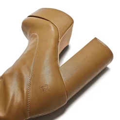 KOI footwear The Redemption Stretch Thigh High Boots - Khaki<Women'S The Platform Boot