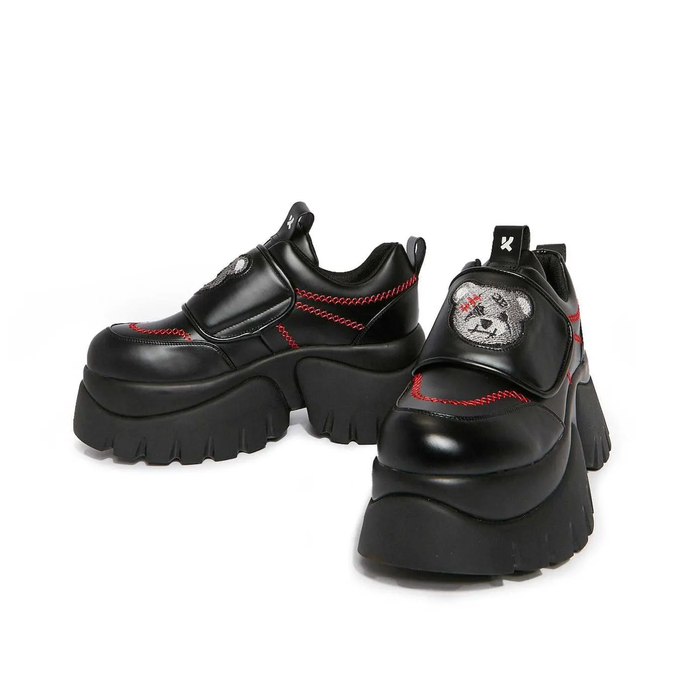 KOI footwear The Terror Of Monakuma Black Vilun Platform Trainers<Women'S Black Trainers