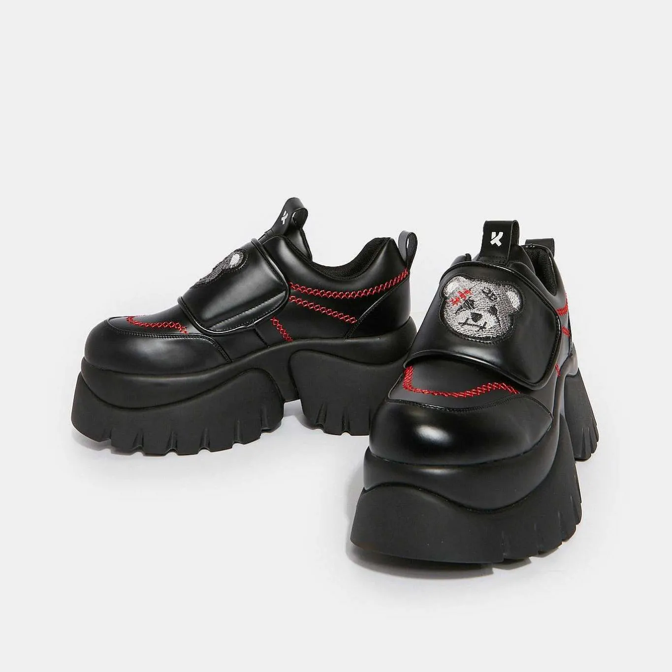 KOI footwear The Terror Of Monakuma Black Vilun Platform Trainers<Women'S Black Trainers