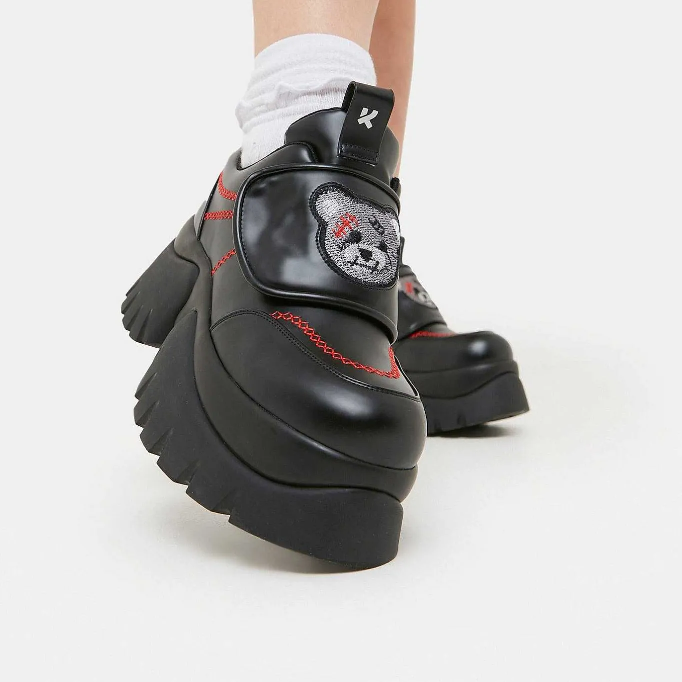 KOI footwear The Terror Of Monakuma Black Vilun Platform Trainers<Women'S Black Trainers