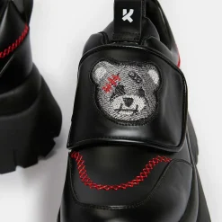 KOI footwear The Terror Of Monakuma Black Vilun Platform Trainers<Women'S Black Trainers