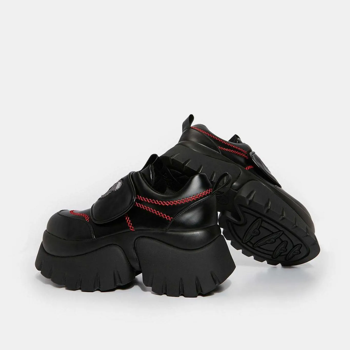 KOI footwear The Terror Of Monakuma Black Vilun Platform Trainers<Women'S Black Trainers