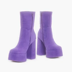 KOI footwear Tinky Winky Fluffy Platform Boots<Women'S Platform Boots