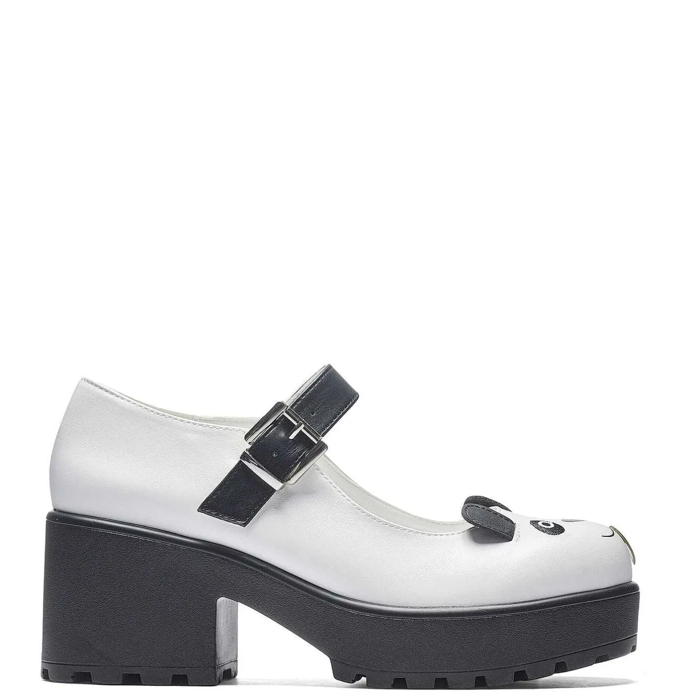 KOI footwear Tira Mary Jane Shoes 'Pondering Panda Edition'<Women'S Black Mary Janes