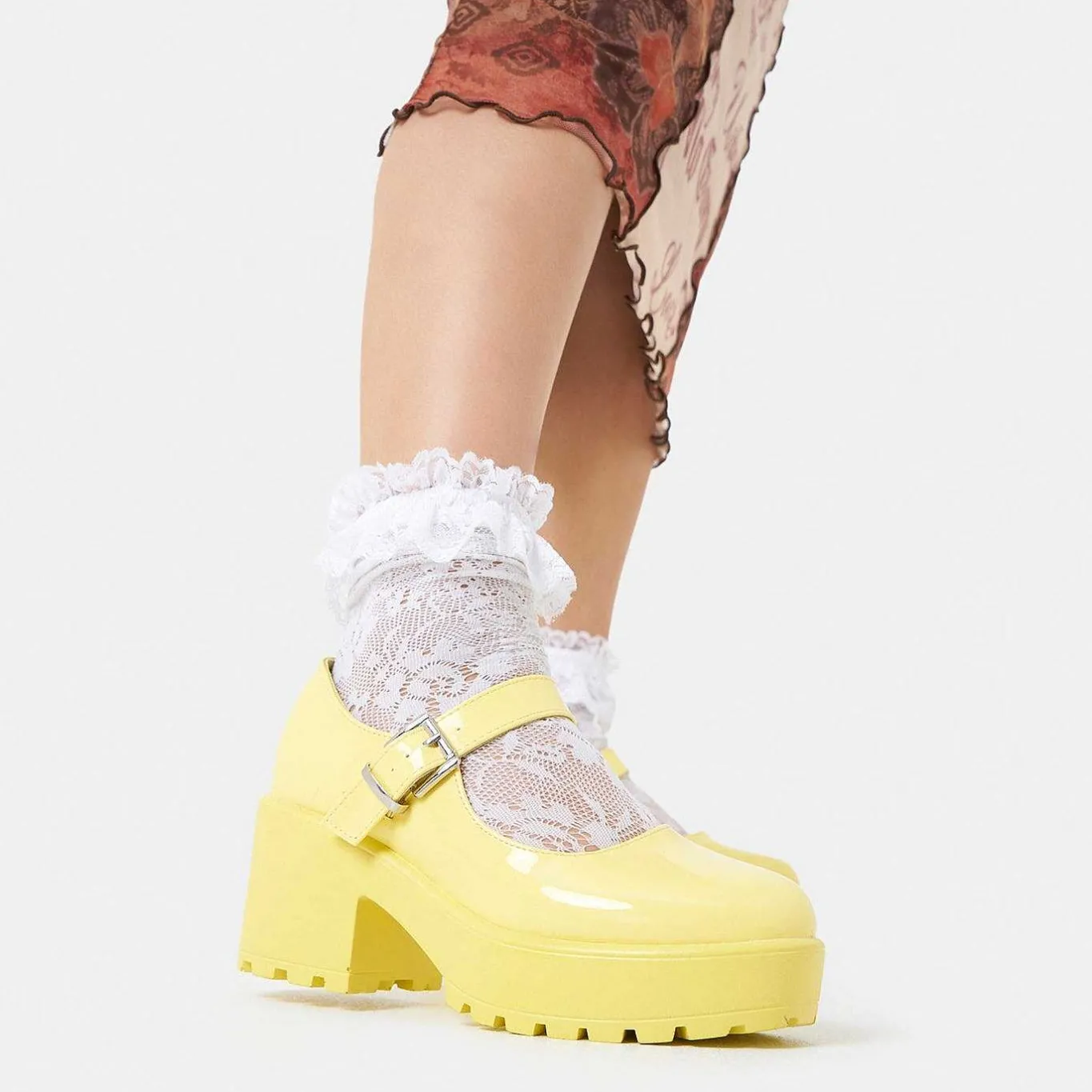 KOI footwear Tira Mary Jane Shoes 'Sunshine Yellow Edition'<Women'S Colourful Mary Janes