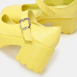 KOI footwear Tira Mary Jane Shoes 'Sunshine Yellow Edition'<Women'S Heeled Mary Janes