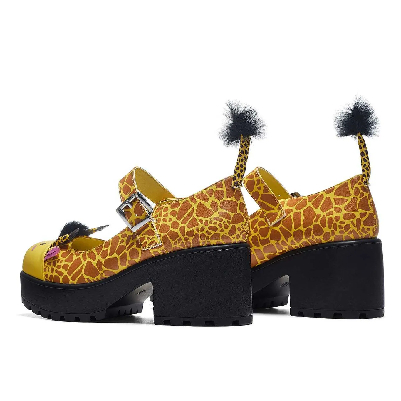 KOI footwear Tira Mary Janes 'Grazing Giraffe Edition' |<Women'S Colourful Mary Janes