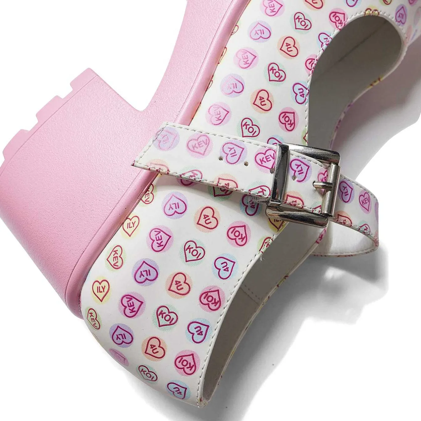 KOI footwear Tira Mary Janes 'Koi Love Hearts Edition'<Women'S Colourful Mary Janes