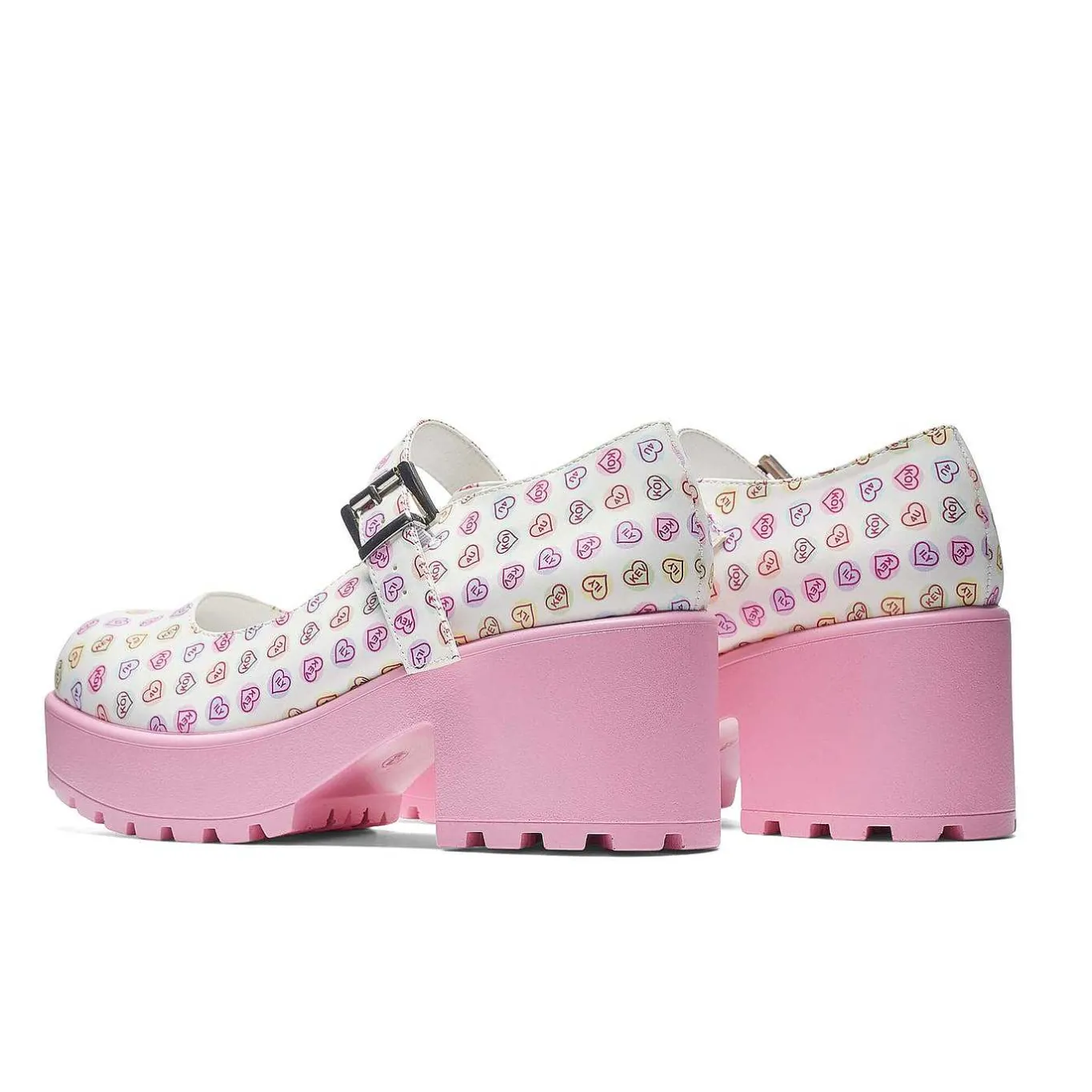 KOI footwear Tira Mary Janes 'Koi Love Hearts Edition'<Women'S Colourful Mary Janes