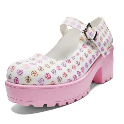 KOI footwear Tira Mary Janes 'Koi Love Hearts Edition'<Women'S Colourful Mary Janes