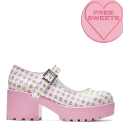KOI footwear Tira Mary Janes 'Koi Love Hearts Edition'<Women'S Colourful Mary Janes