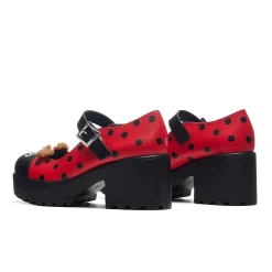 KOI footwear Tira Mary Janes 'Lucky Ladybird Edition' |<Women'S Colourful Mary Janes