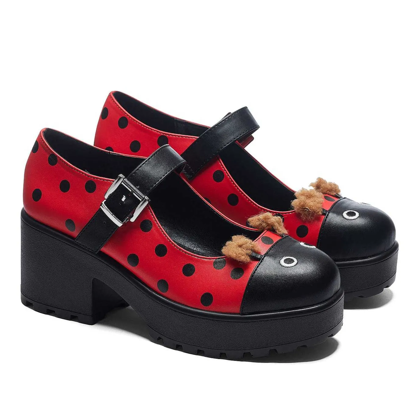 KOI footwear Tira Mary Janes 'Lucky Ladybird Edition' |<Women'S Colourful Mary Janes
