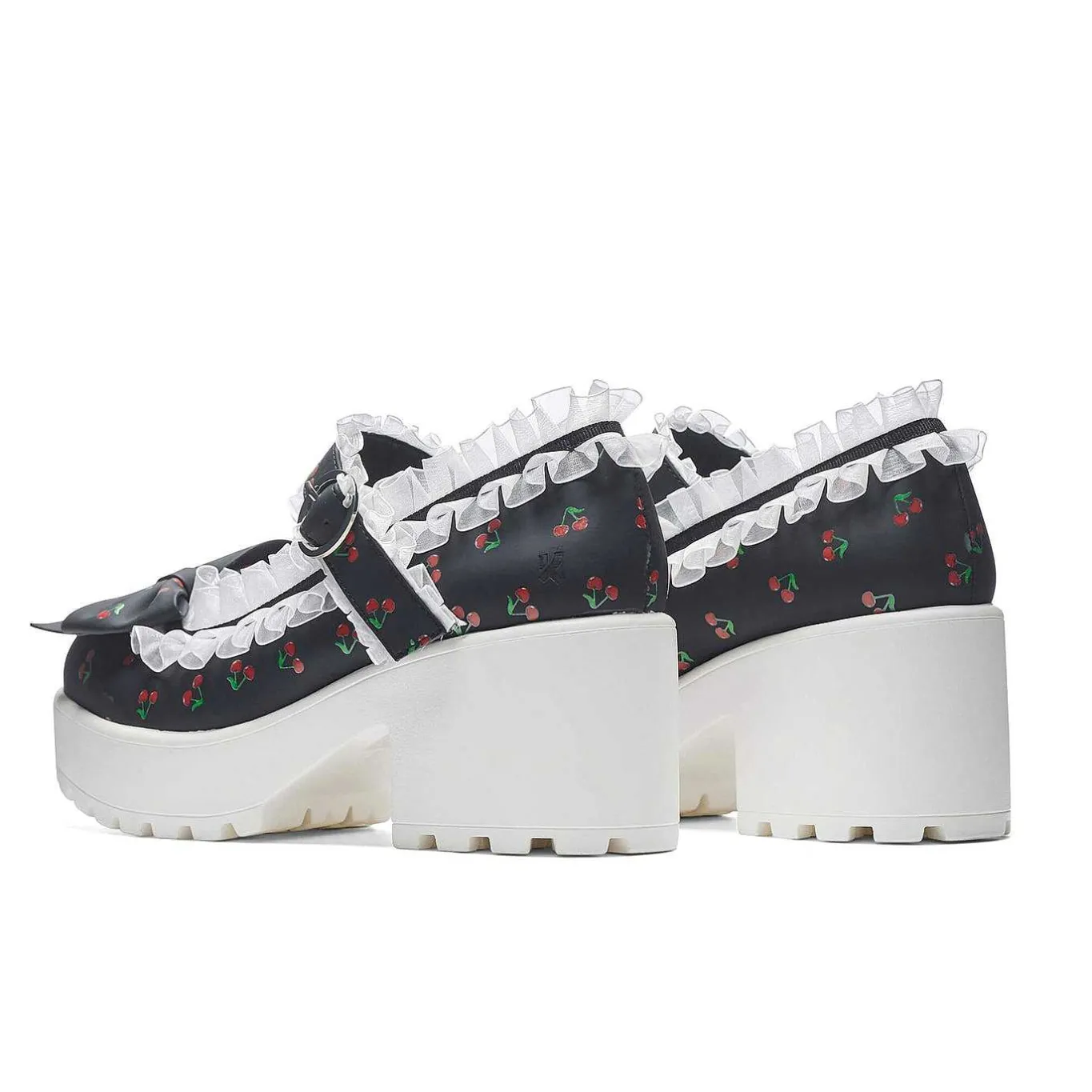 KOI footwear Tira Mary Janes Shoes 'Black Cherry Bakewell Edition'<Women'S Black Mary Janes