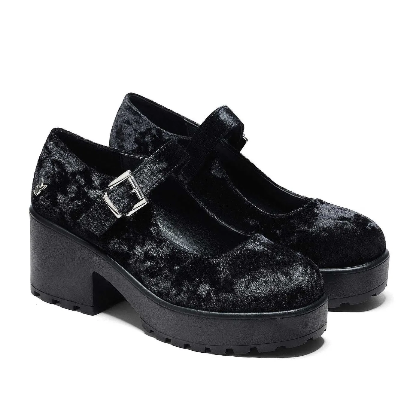KOI footwear Tira Playboy Mary Janes 'Dark Vigilante Edition' | Playboy X Koi<Women'S Heeled Mary Janes