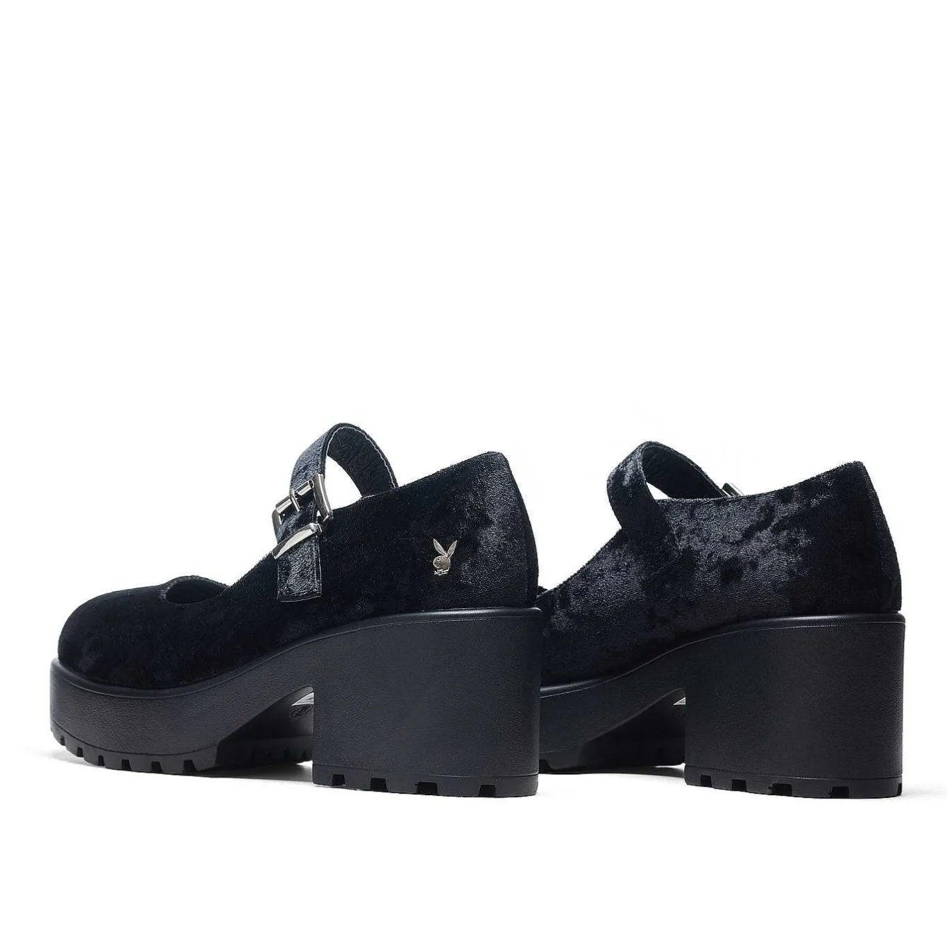 KOI footwear Tira Playboy Mary Janes 'Dark Vigilante Edition' | Playboy X Koi<Women'S Heeled Mary Janes