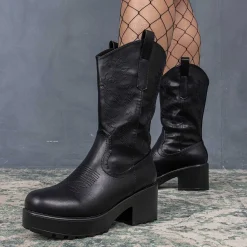 KOI footwear Wintu Long Chunky Western Boots<Women'S Calf Boots